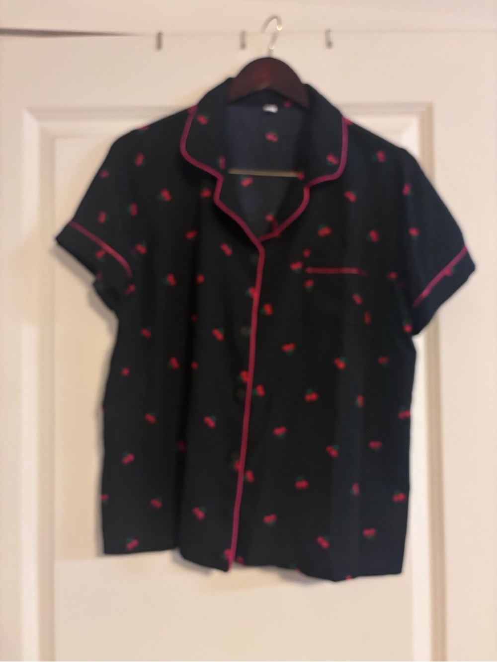 Womens 3 piece Pj Set Cherry print. Never worn!